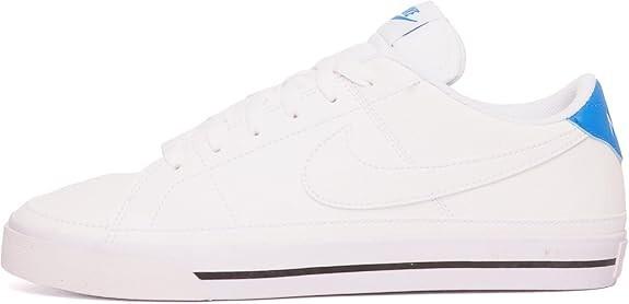 NIB MEN'S NIKE FQ8226 101 COURT LEGACY NN WHITE/BLUE/BLACK SHOES SNEAKERS $90