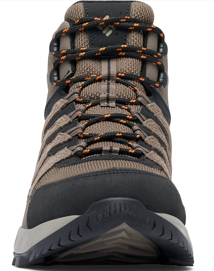 NIB COLUMBIA 2076861-255 MEN'S STRATA TRAIL MID WATERPROOF MUD/DESSERT SUN BOOT