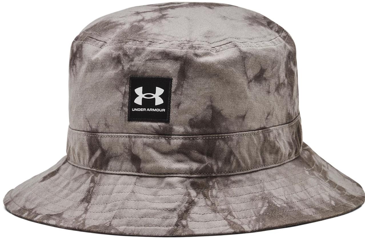 NWT MEN'S UNDER ARMOUR 1376704 294 SPORTSTYLE CAMO GREY COTTON BUCKET HAT $30