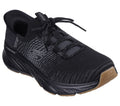NIB MEN'S SKECHERS 232932/BBK EDGERIDE RAYGO SLIP INS BLACK SPORTY SHOES $90