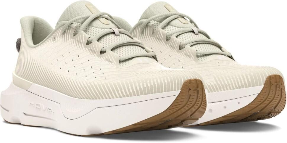 NIB MEN UNDER ARMOUR 3027190 200 UA HOVR INFINITE PRO BEIGE SNEAKERS SHOES $120