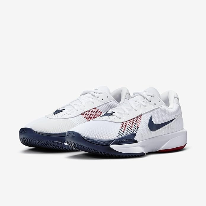 NIB WOMEN NIKE HM9424 100 W AIR ZOOM G.T CUT ACADEMY WHITE/NAVY SHOES SNEAKERS