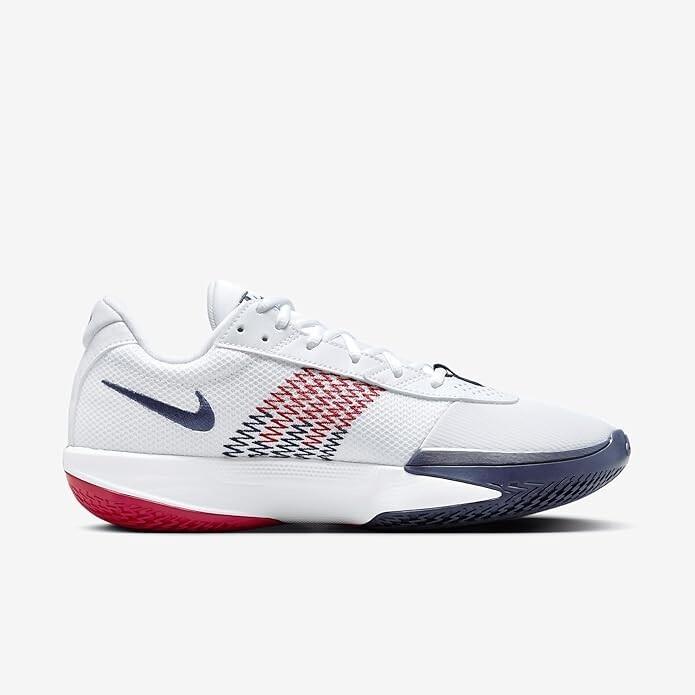 NIB WOMEN NIKE HM9424 100 W AIR ZOOM G.T CUT ACADEMY WHITE/NAVY SHOES SNEAKERS