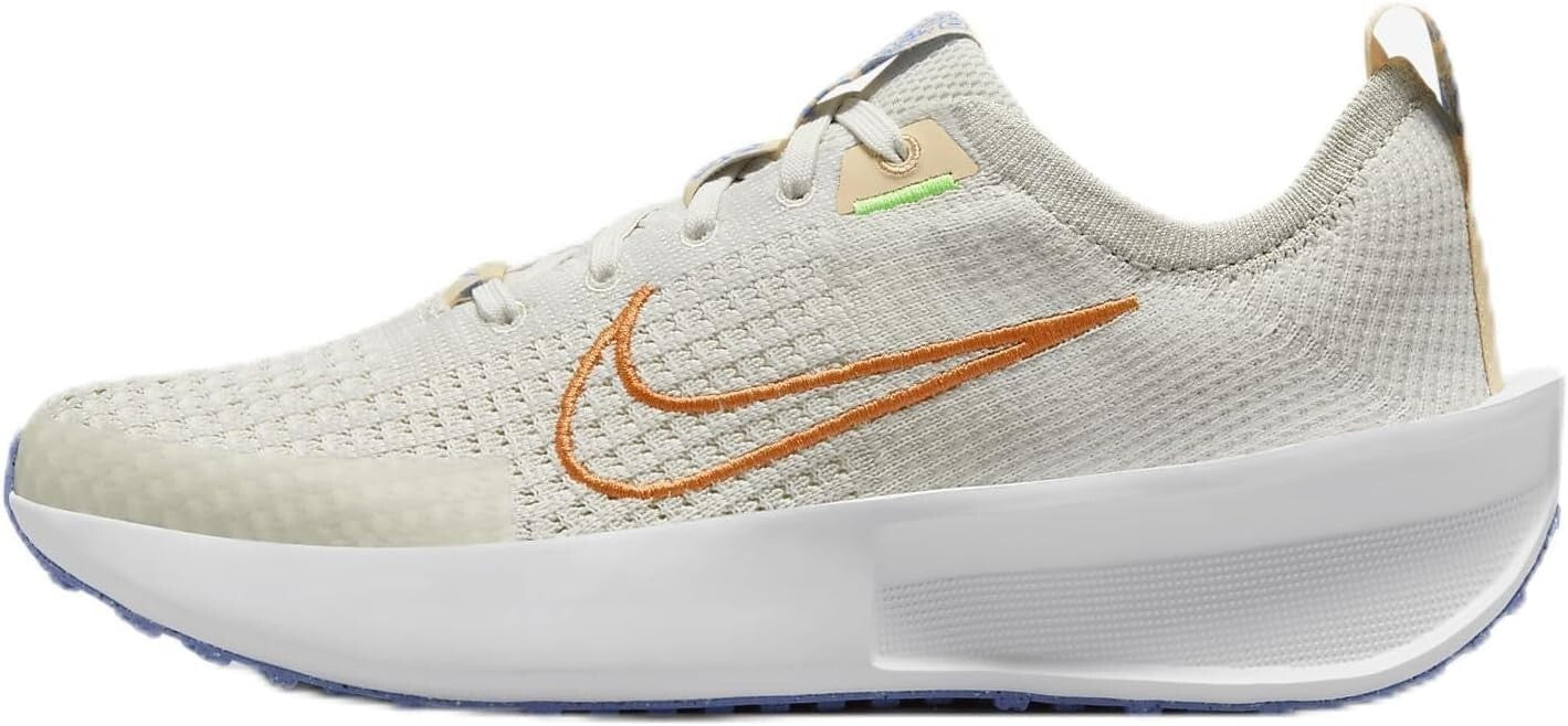 NIB WOMEN'S NIKE FD2292 001 NIKE INTERACT RUN BONE/MANDARIN SHOES SNEAKERS