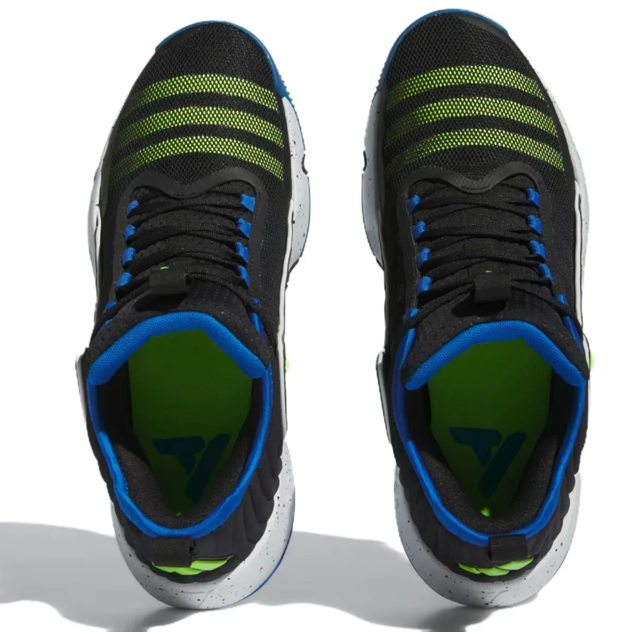 NIB ADULT ADIDAS IE0078 TRAE UNLIMITED BASKETBALL BLACK/BLUE/WHITE SHOE SNEAKERS