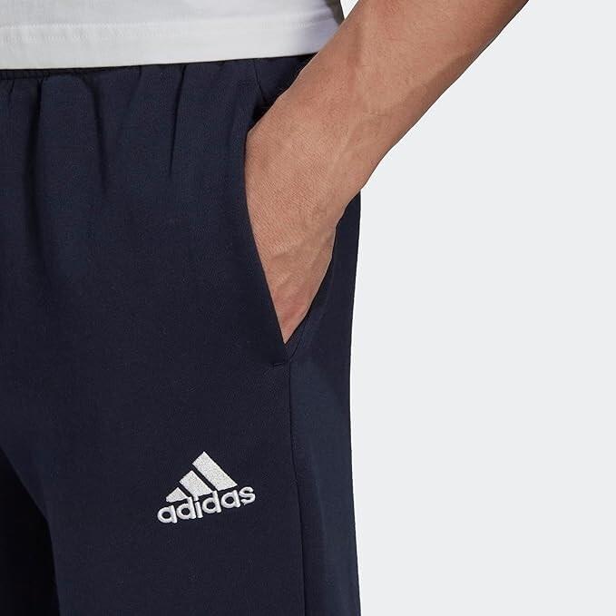 NWT MEN'S ADIDAS HL2231 M FLEECE COZY JOGGER LEGEND INK/WHITE PANTS $50