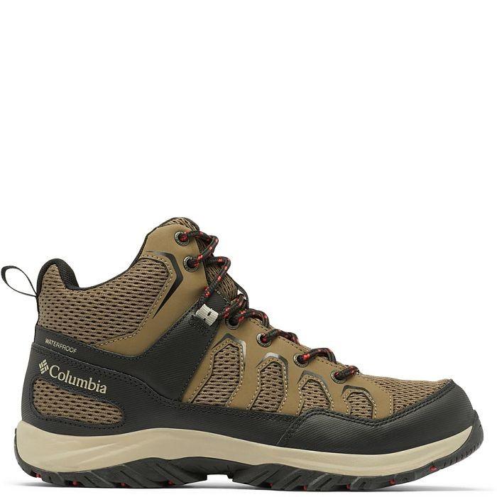 NIB COLUMBIA 2053201-255 MENS GRANITE TRAIL MID WP WATERPROOF MUD/BLACK BOOT