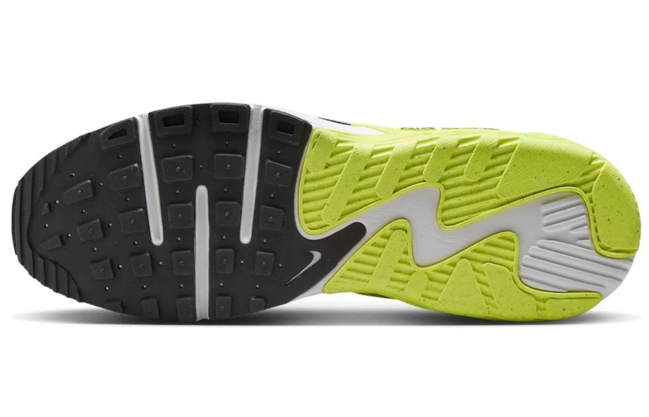 NIB MEN'S NIKE CD4165 020 AIR MAX EXCEE BLACK/WHITE/VOLT SHOES SNEAKERS $110