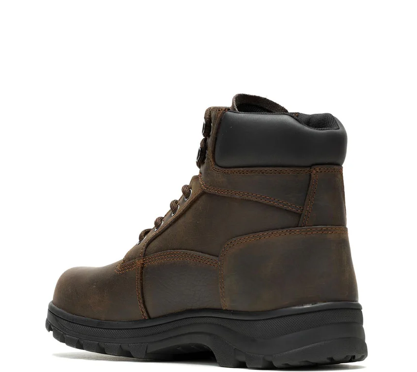 NIB MEN'S WOLVERINE W231123 CARLSBAD SR EH WP STEEL TOE BROWN WORK BOOTS $130
