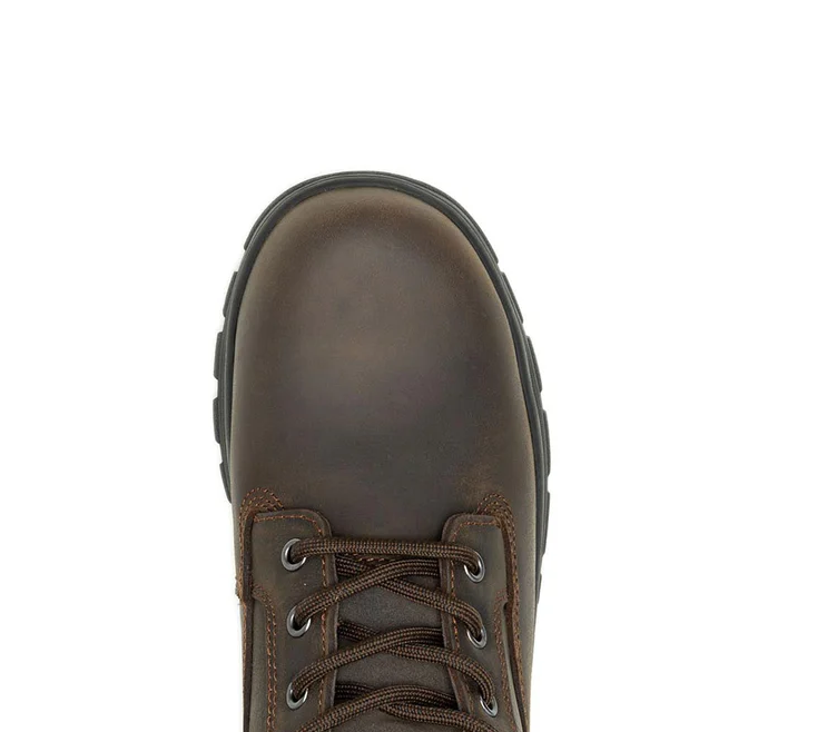 NIB MEN'S WOLVERINE W231123 CARLSBAD SR EH WP STEEL TOE BROWN WORK BOOTS $130