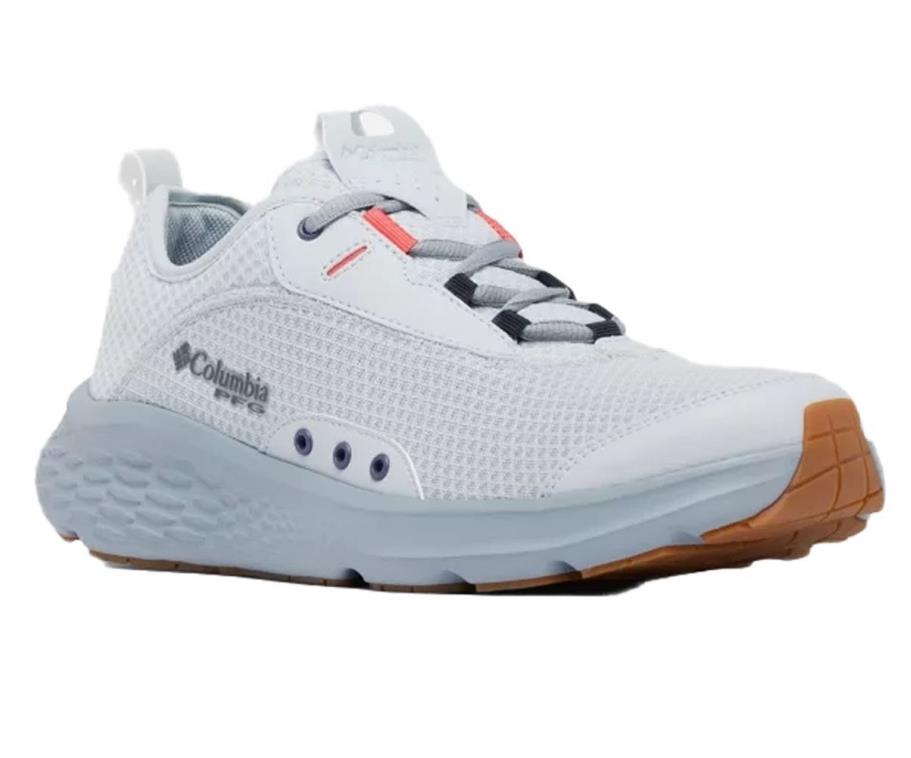 NIB COLUMBIA 2063102-031 MEN CASTBACK PFG OMNI MAX GRAY/RED WATER SHOES WIDE