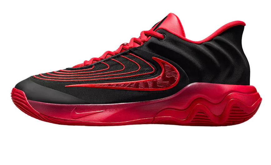 NIB MEN'S NIKE FQ3680 004 GIANNIS IMMORTALITY 4 SHOES BLACK/TEAM RED SNEAKERS