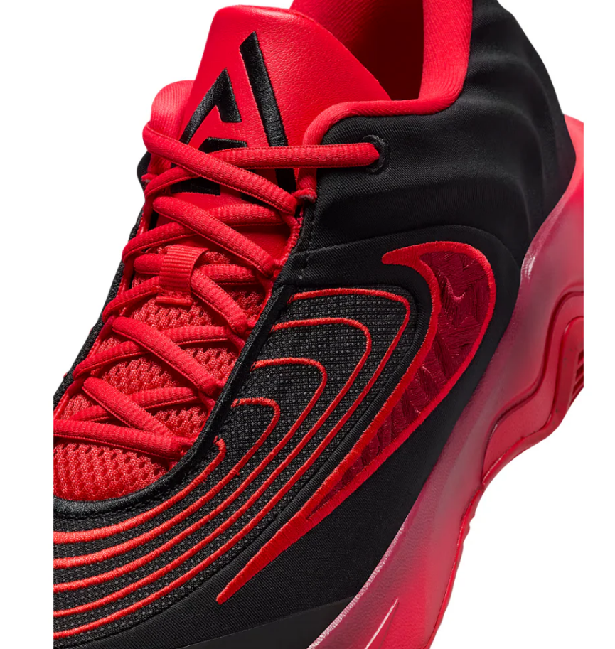 NIB MEN'S NIKE FQ3680 004 GIANNIS IMMORTALITY 4 SHOES BLACK/TEAM RED SNEAKERS