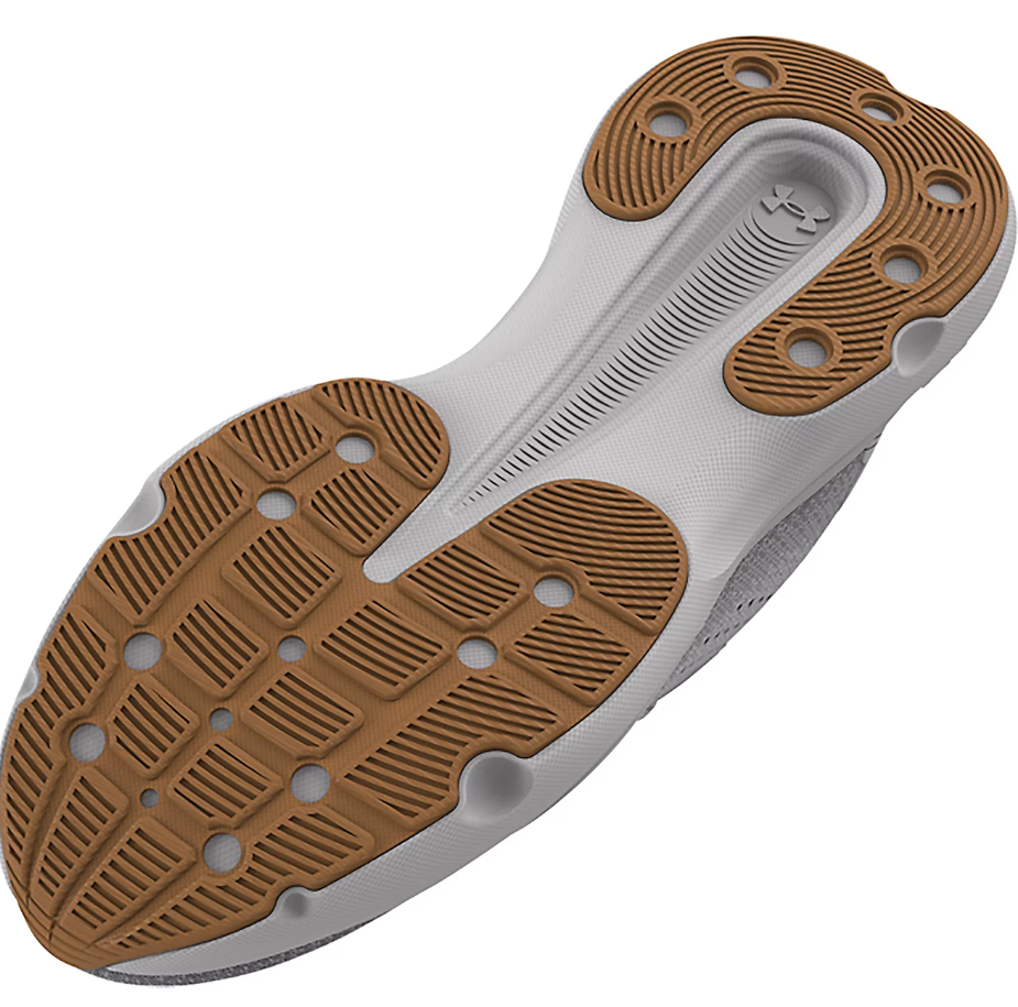 NIB MEN'S UNDER ARMOUR 3027523 107 UA INFINITE GREY/L GREY SNEAKERS SHOES $120