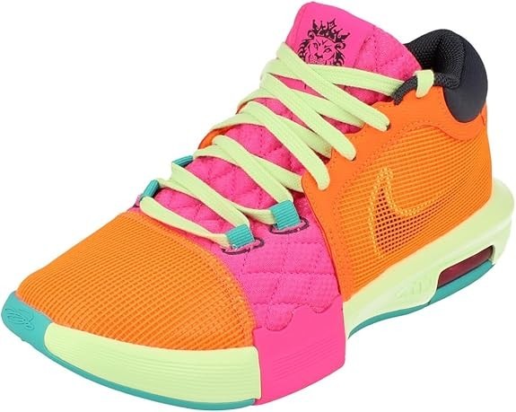 NIB MEN NIKE FB2239 800 LEBRON WITNESS VIII BASKETBALL ORANGE/BLUE SHOE SNEAKERS