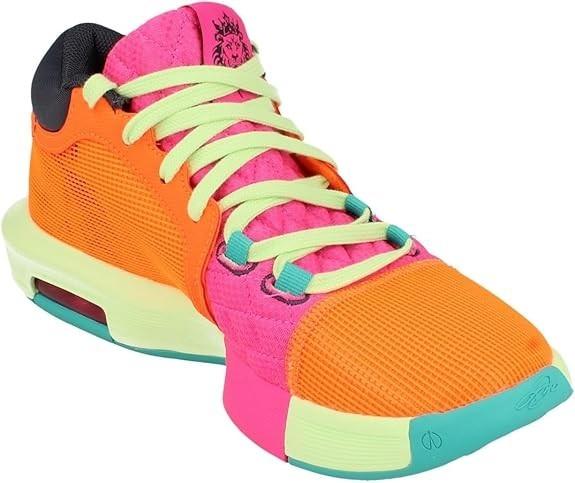 NIB MEN NIKE FB2239 800 LEBRON WITNESS VIII BASKETBALL ORANGE/BLUE SHOE SNEAKERS