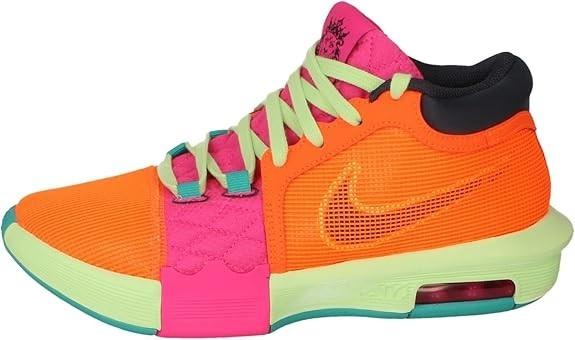 NIB MEN NIKE FB2239 800 LEBRON WITNESS VIII BASKETBALL ORANGE/BLUE SHOE SNEAKERS