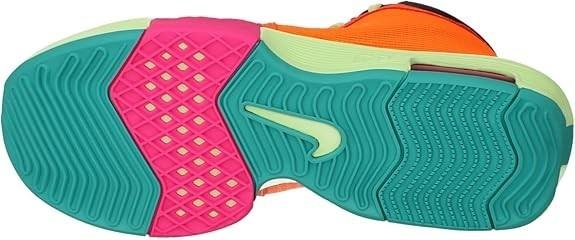 NIB MEN NIKE FB2239 800 LEBRON WITNESS VIII BASKETBALL ORANGE/BLUE SHOE SNEAKERS