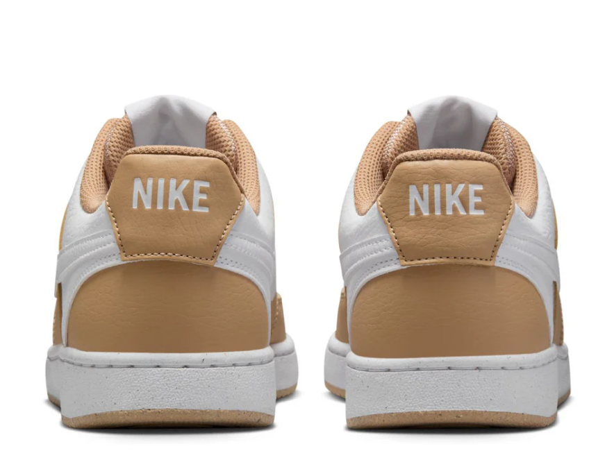 NIB WOMEN'S NIKE DH3158 201 COURT VISION LO NN HEMP/WHITE SHOES SNEAKERS