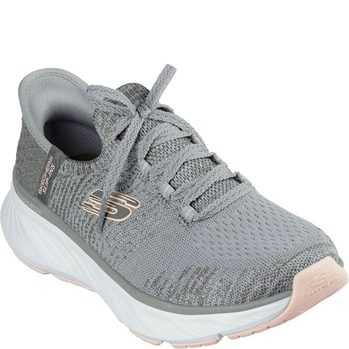 NIB WOMEN'S SKECHERS 150470/GRO EDGERIDE IMPRESSION GREEN/ORANGE SLIP INS SHOE