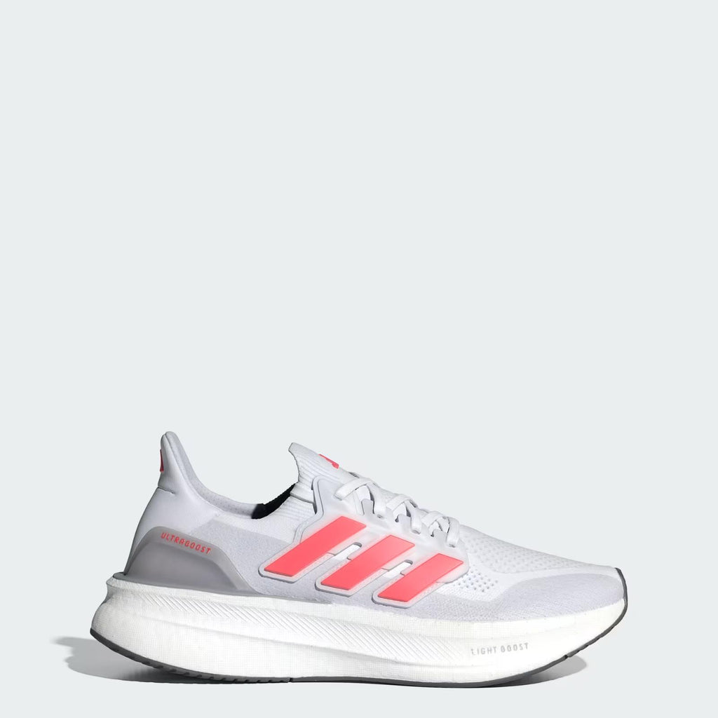NIB MENS ADIDAS ID8818 ULTRABOOST 5 RUNNING WHITE/RED/SILVER SNEAKERS SHOES $180