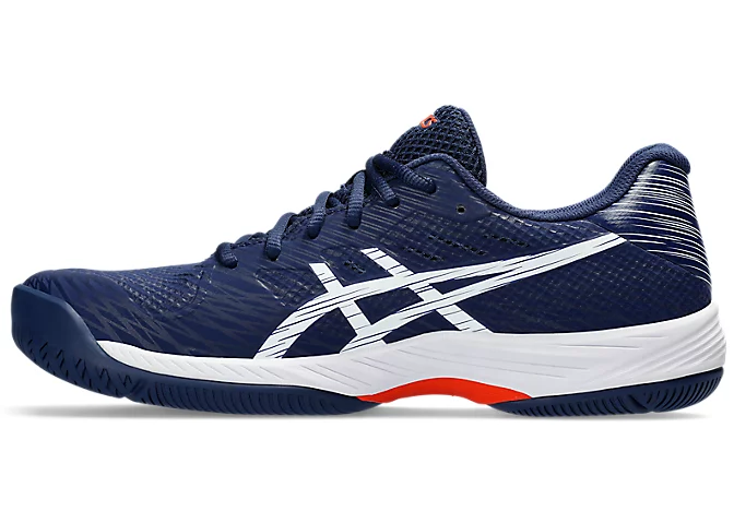 NIB MEN'S ASICS 1041A337 400 GEL GAME 9 BLUE EXPANSE/WHITE SHOES SNEAKERS