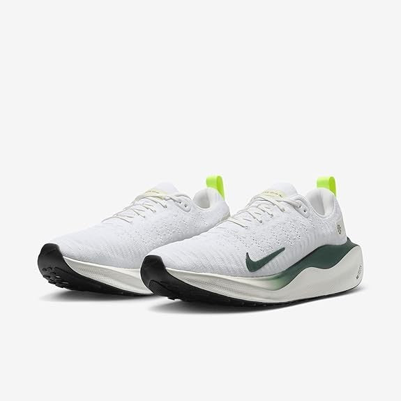 NIB MEN NIKE FZ4019 100 REACTX INFINITY RUN 4 RUNNING WHITE/GREEN SHOES SNEAKERS