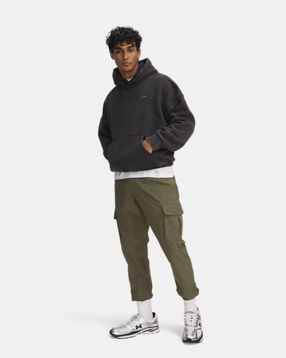 NWT MEN'S UNDER ARMOUR 1386558 390 UA VIBE WOVEN CARGO MARINE OLD GREEN PANT $80