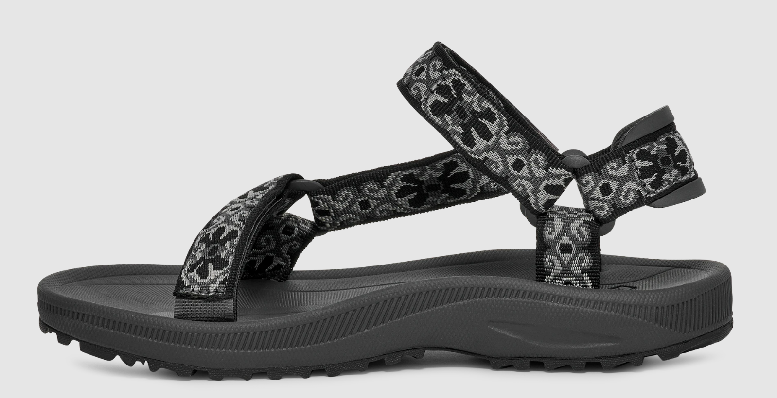 NIB WOMEN'S TEVA 1017424/AKG W WINSTED BLACK/GREY SPORT EVERYDAY SANDALS $80