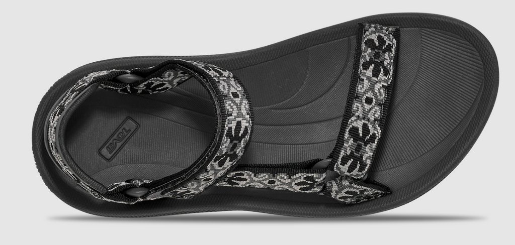 NIB WOMEN'S TEVA 1017424/AKG W WINSTED BLACK/GREY SPORT EVERYDAY SANDALS $80