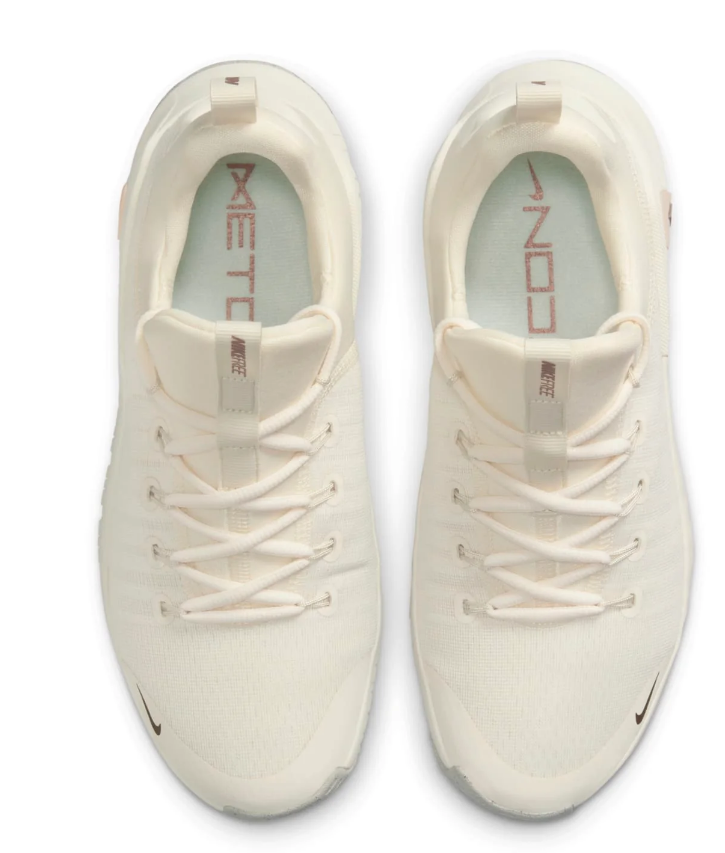 NIB WOMEN NIKE FJ7126 100 FREE METCON 6 RUNNING PALE IVORY/BRONZE SHOES SNEAKERS