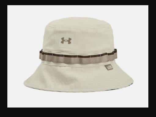 NWT MEN'S UNDER ARMOUR 1383434 273 ISO CHILL ARMOUR VENT SILT BUCKET HAT $35
