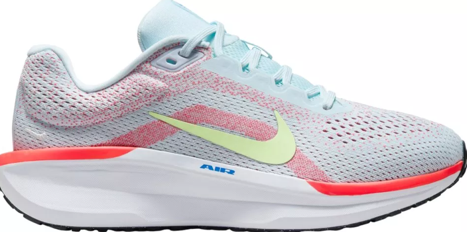 NIB WOMEN'S NIKE FJ9510 402 NIKE AIR WINFLO 11 BLUE/VOLT SHOES SNEAKERS $130