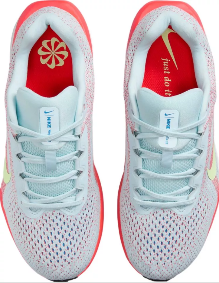 NIB WOMEN'S NIKE FJ9510 402 NIKE AIR WINFLO 11 BLUE/VOLT SHOES SNEAKERS $130