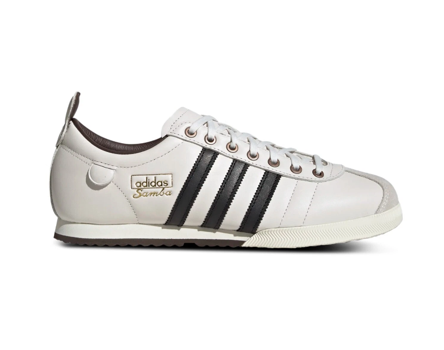 NIB MEN ADIDAS ORIGINALS JQ5104 SAMBA 62 WHITE/BLACK/BROWN RUNNING SNEAKERS SHOE
