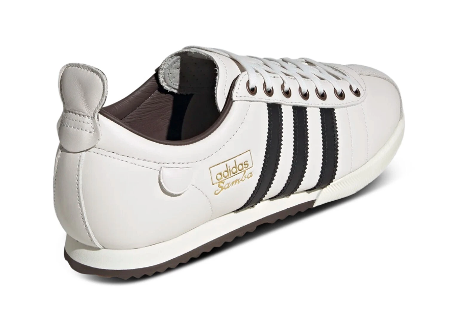 NIB MEN ADIDAS ORIGINALS JQ5104 SAMBA 62 WHITE/BLACK/BROWN RUNNING SNEAKERS SHOE