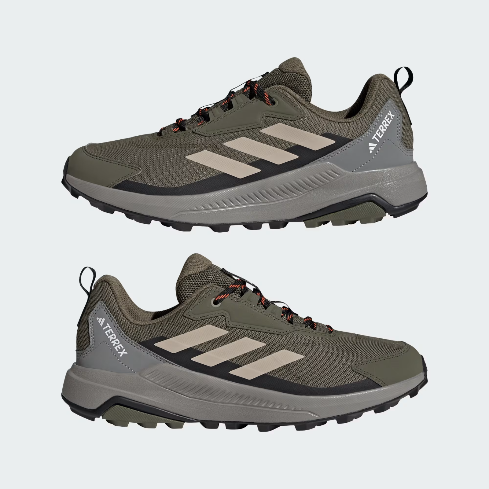 NIB MEN'S ADIDAS ID0894 TERREX ANYLANDER HIKING OLIVE/BEIGE/GREY SNEAKERS SHOE