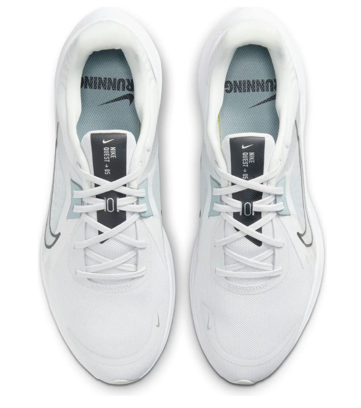 NIB MEN NIKE DD0204 002 NIKE QUEST 5 PHOTON DUST/GREY RUNNING SHOE SNEAKERS