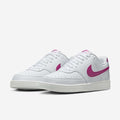 NIKE DH3158 201 COURT VISION LO NN WHITE/FUCHSIA SHOE SNEAKERS NIB WOMEN'S