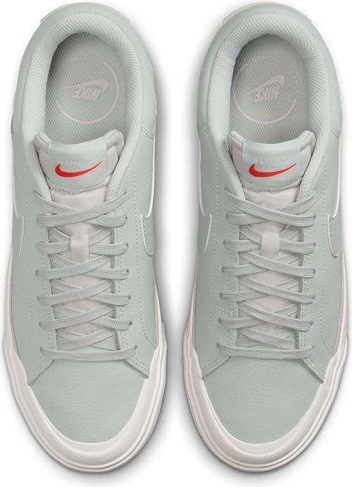 NIKE DM7590 003 COURT LEGACY LIFT SILVER/SAIL SHOE SNEAKERS NIB WOMEN'S