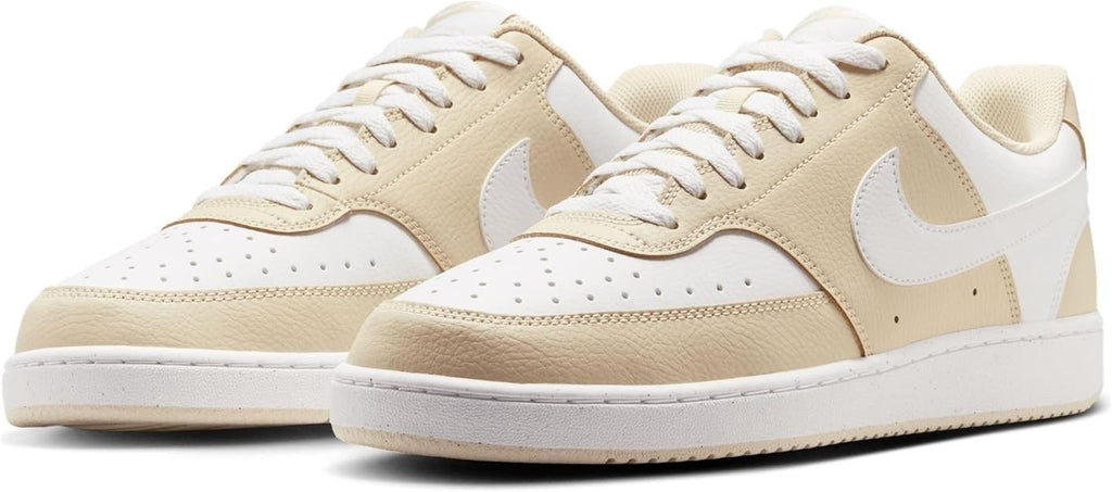 NIKE HM9862 200 COURT VISION LOW KHAKI/WHITE TENNIS SHOES SNEAKERS NIB UNISEX