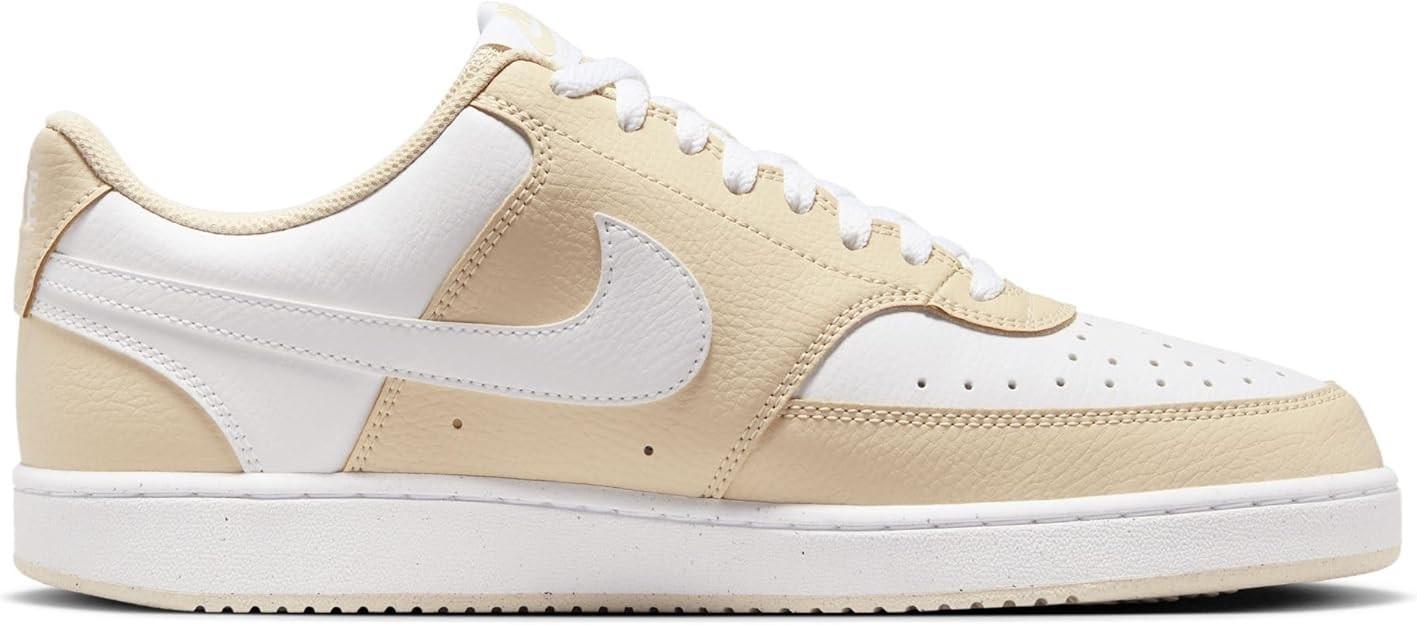 NIKE HM9862 200 COURT VISION LOW KHAKI/WHITE TENNIS SHOES SNEAKERS NIB UNISEX