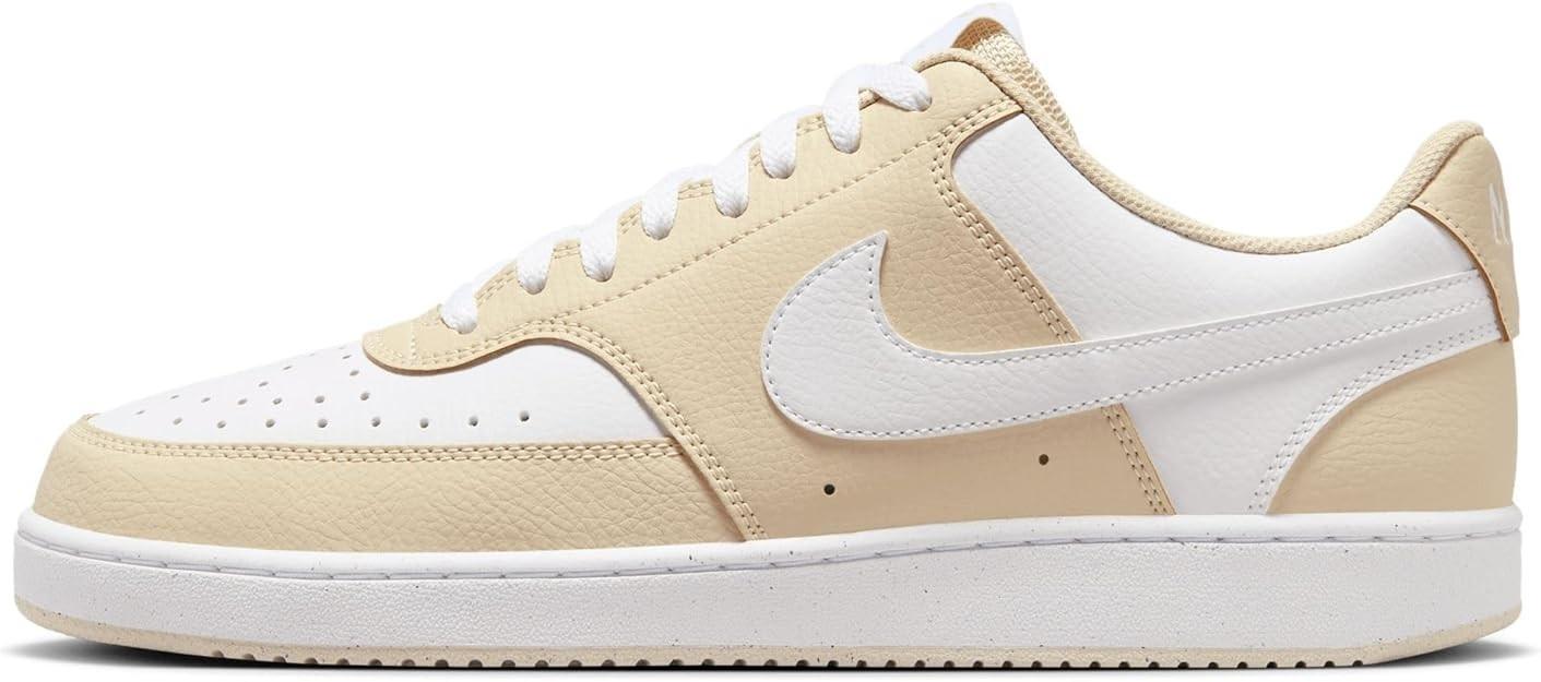 NIKE HM9862 200 COURT VISION LOW KHAKI/WHITE TENNIS SHOES SNEAKERS NIB UNISEX