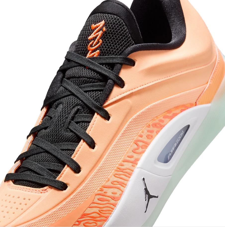 JORDAN ZION 4 FB1802 800 BASKETBALL PEACH/BLACK/ORANGE SHOES SNEAKERS NIB MENS