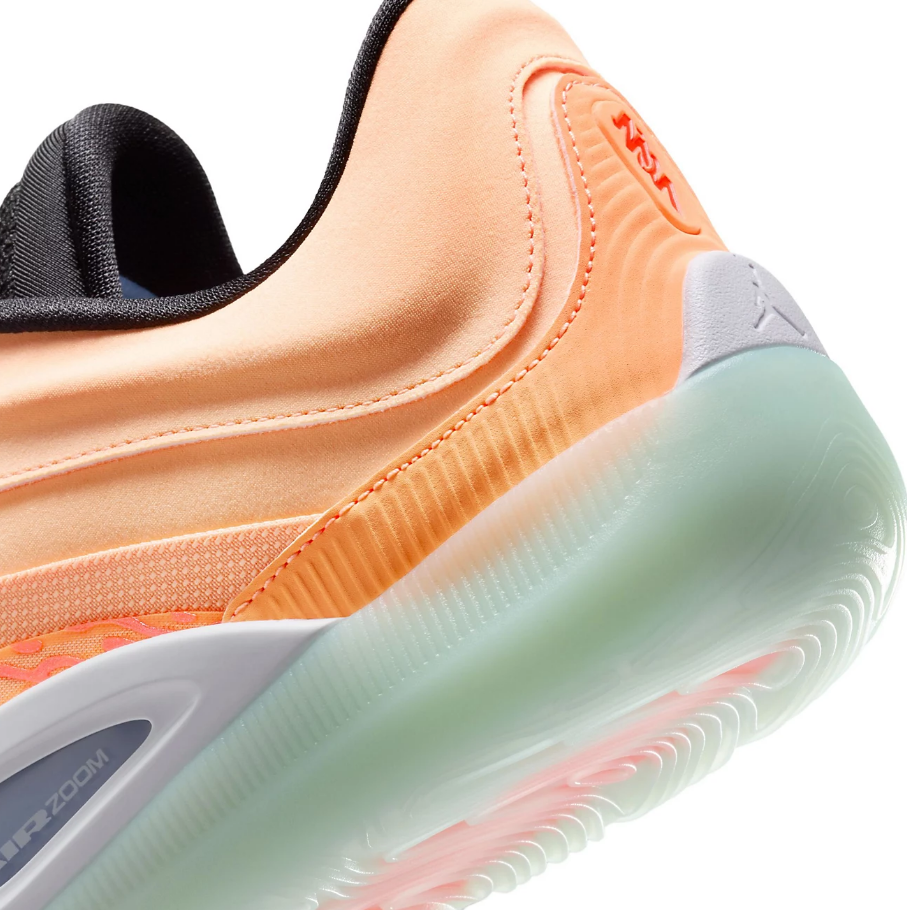 JORDAN ZION 4 FB1802 800 BASKETBALL PEACH/BLACK/ORANGE SHOES SNEAKERS NIB MENS