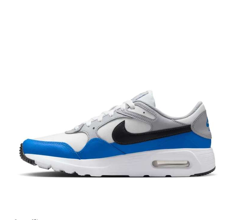 NIKE CW4555 117 AIR MAX SC WHITE/BLACK/ROYAL RUNNING SHOES SNEAKERS NIB MEN'S