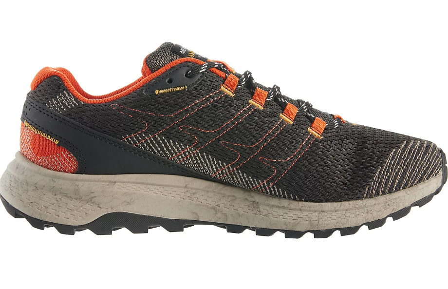 MERRELL J067377 FLY STRIKE BLACK/TANGRINE HIKING SHOE SNEAKERS $110 NIB MEN'S