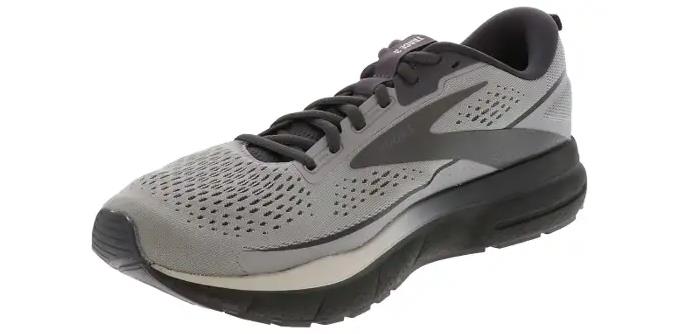 BROOKS 110412 TRACE 3 RUN/WALK GREY/BLACK/EBONY SHOE SNEAKERS NIB MEN