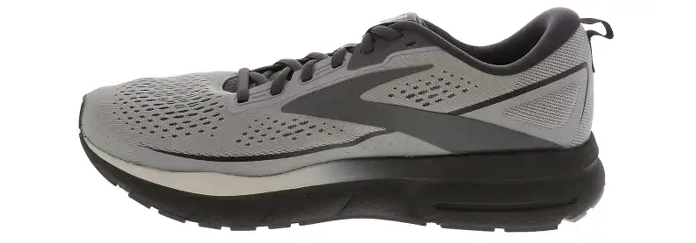 BROOKS 110412 TRACE 3 RUN/WALK GREY/BLACK/EBONY SHOE SNEAKERS NIB MEN