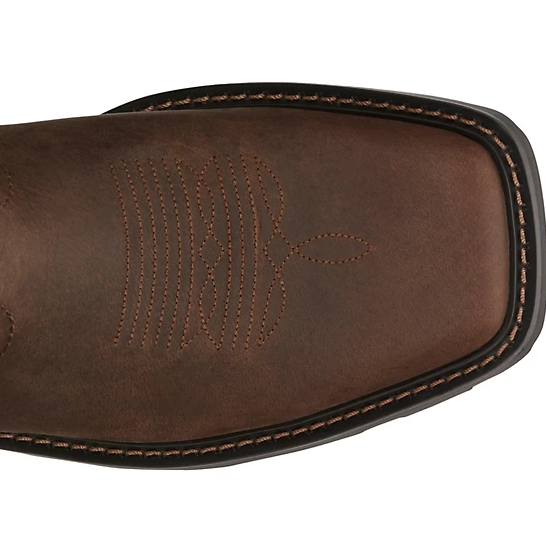 JUSTIN MJ1015 CHOCOLATE WATER BUFFALO WORK EH O+SR CASUAL LEATHER BOOT NIB MEN